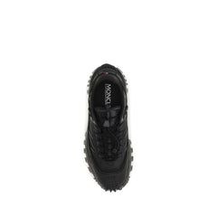 Black Polyamide Athletic Sneakers