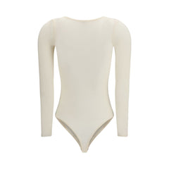 Beige Polyamide Bodysuit