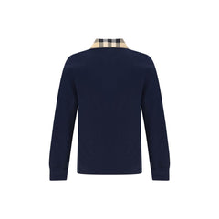 Blue Cotton Polo Shirt