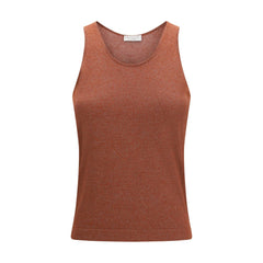 Brown Cashmere Tank Tops
