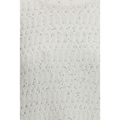 White Silk Sweatshirt