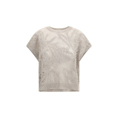Beige Linen T-Shirt