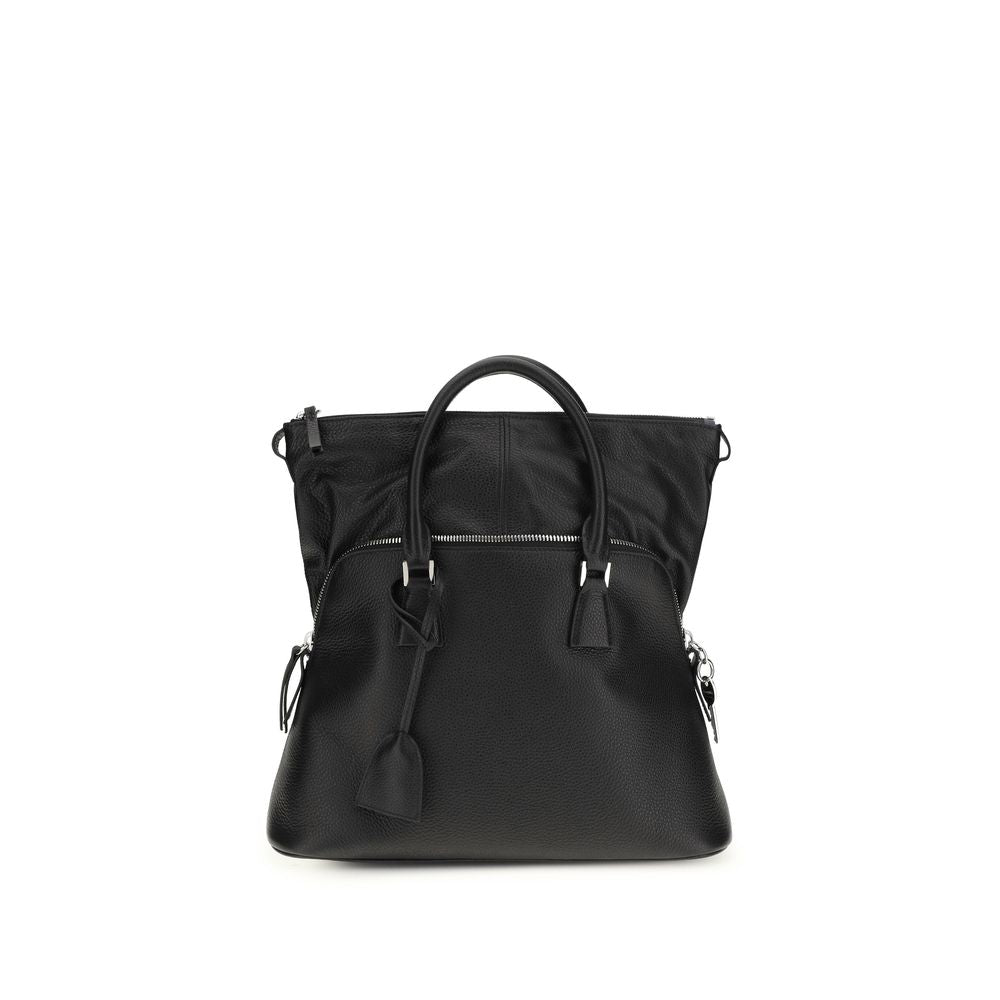 Black Calf Leather Bos Taurus Handbag