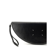 Black Calf Leather Bos Taurus Clutch Bag