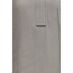 Bicolor Linen Blouse