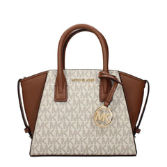 Beige Fabric Handbag