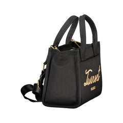 Black Cotton Women Handbag