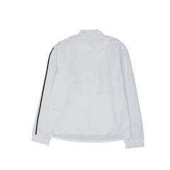 White Elastane Shell Jacket