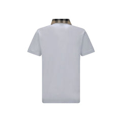 White Cotton Polo Shirt