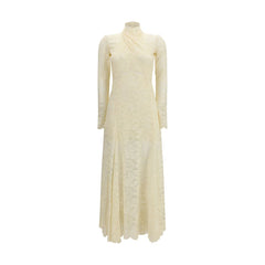 White Polyamide Casual Dress