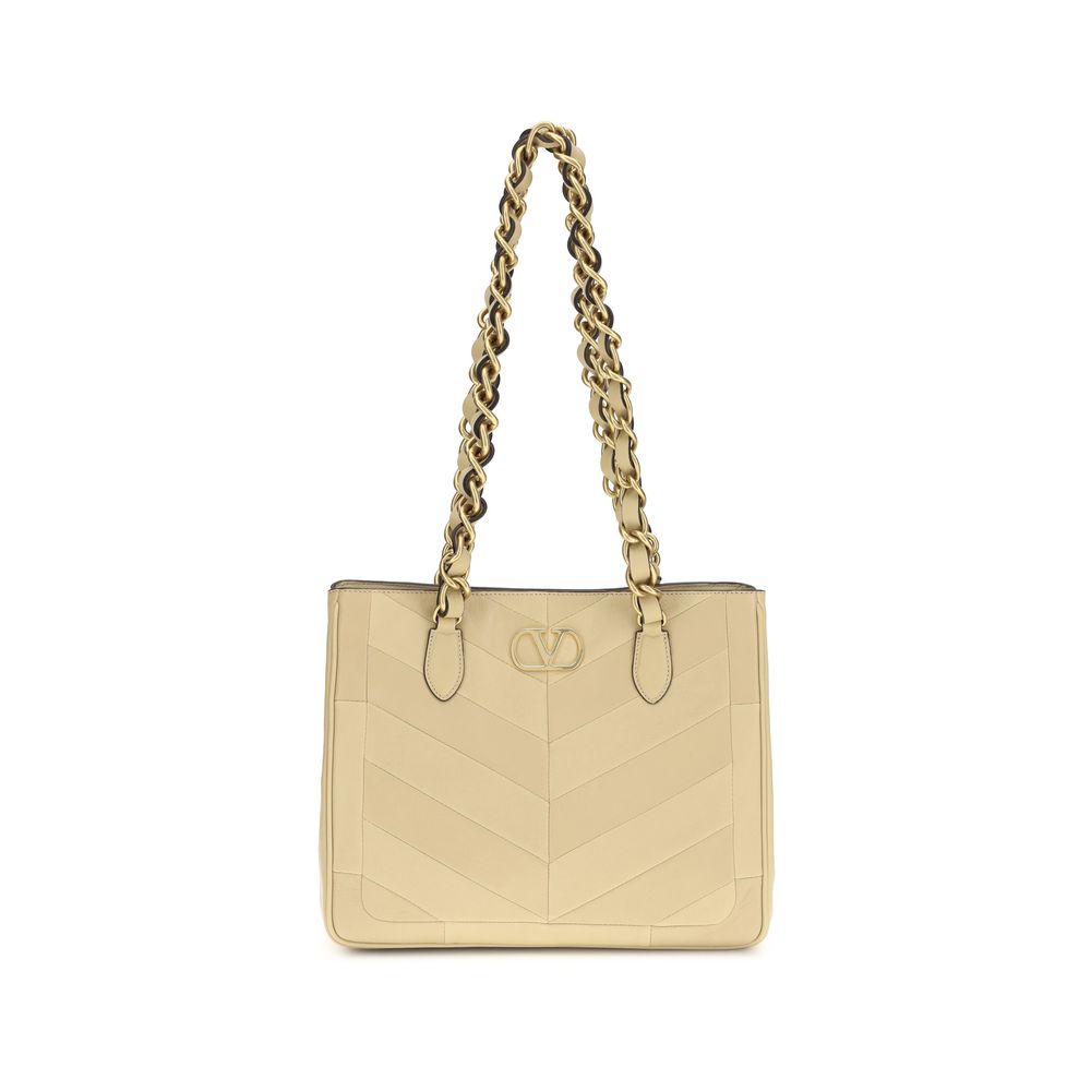 Gold Napa Leather / Calf Bos Taurus Shoulder Bag