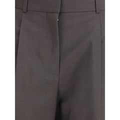 Brown Wool Dress Pants