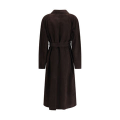 Brown Lamb Leather Coat