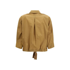 Bicolor Cotton Shortsleeve Shirt
