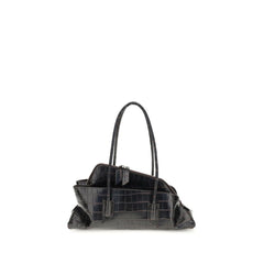 Black Calf Leather Bos Taurus Shoulder Bag