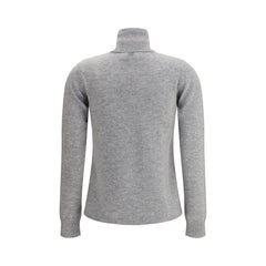 Gray Wool Turtleneck