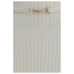 White Wool Casual Dress