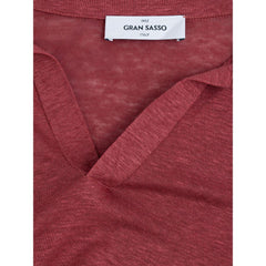 Red Linen T-Shirt