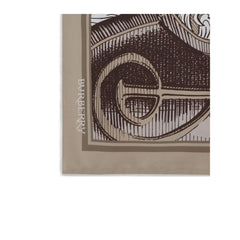 وشاح حريري بيج