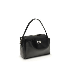 Black Calf Leather Bos Taurus Shoulder Bag