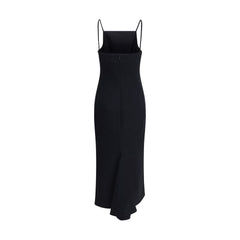 Black Viscose Casual Dress