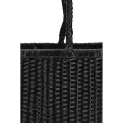 Black Buffalo Leather Shoulder Bag