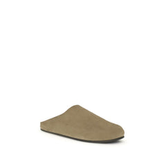 حذاء مفتوح من الجلد البيج من Bos Taurus