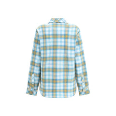 Blue Cashmere Pattern Shirt