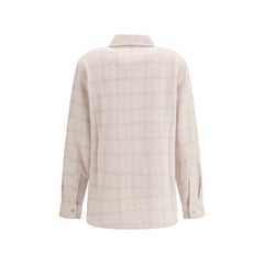 White Cashmere Pattern Shirt