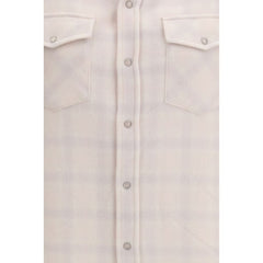 White Cashmere Pattern Shirt