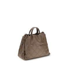 Gray Calf Leather Bos Taurus Handbag