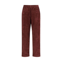Bordeaux Cotton Casual Pants