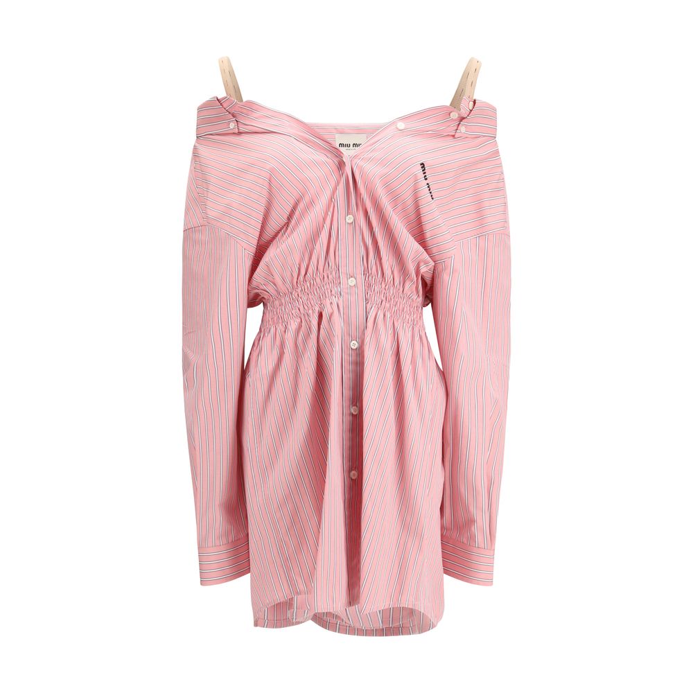 فستان كاجوال قطني متعدد الألوان