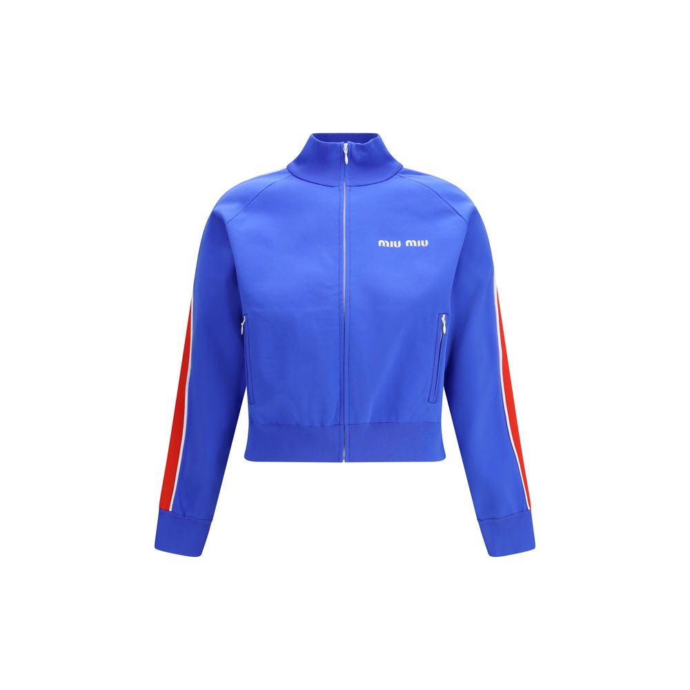 بلوزة زرقاء من البولي أميد