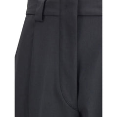 بنطال كاجوال أسود من البوليستر