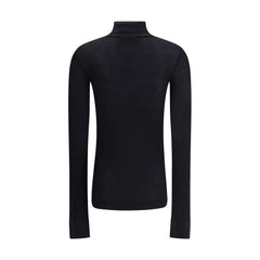 Black Wool Turtleneck