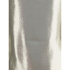 Gold Silk Sleeveles T-Shirt