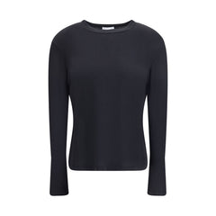 Black Cotton Sweatshirt