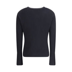 Black Cotton Sweatshirt