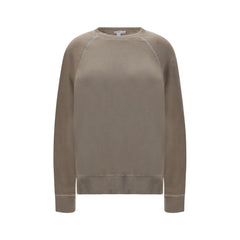 سويت شيرت قطني باللون البيج