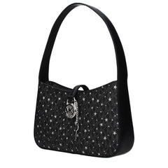 Black Fabric Handbag