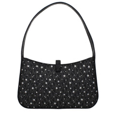 Black Fabric Handbag