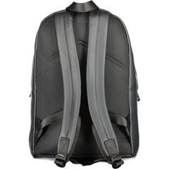 Nero Polyester Uomo Backpack