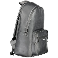 Nero Polyester Uomo Backpack