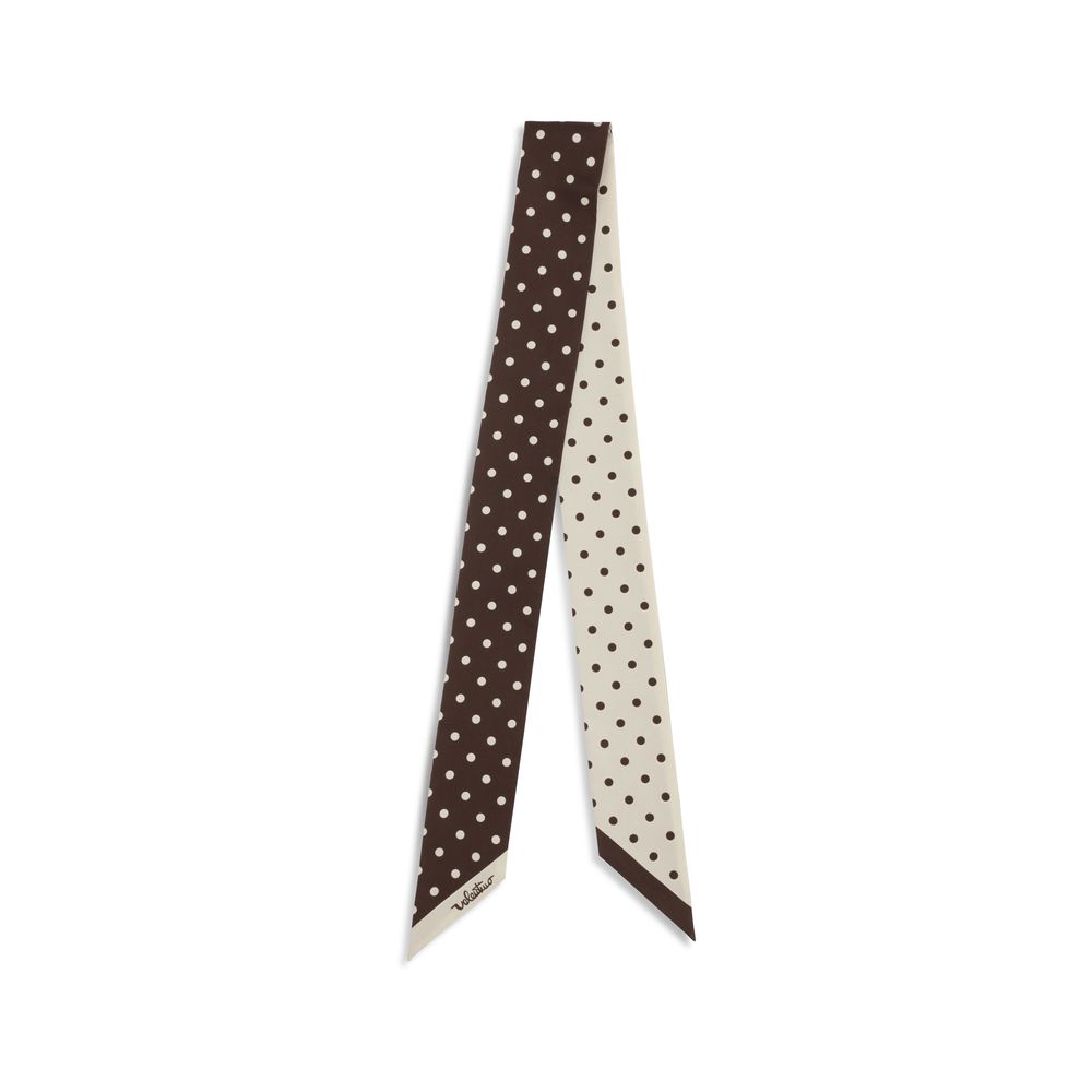 وشاح حريري بني