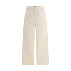 Beige Cotton Jeans Denim
