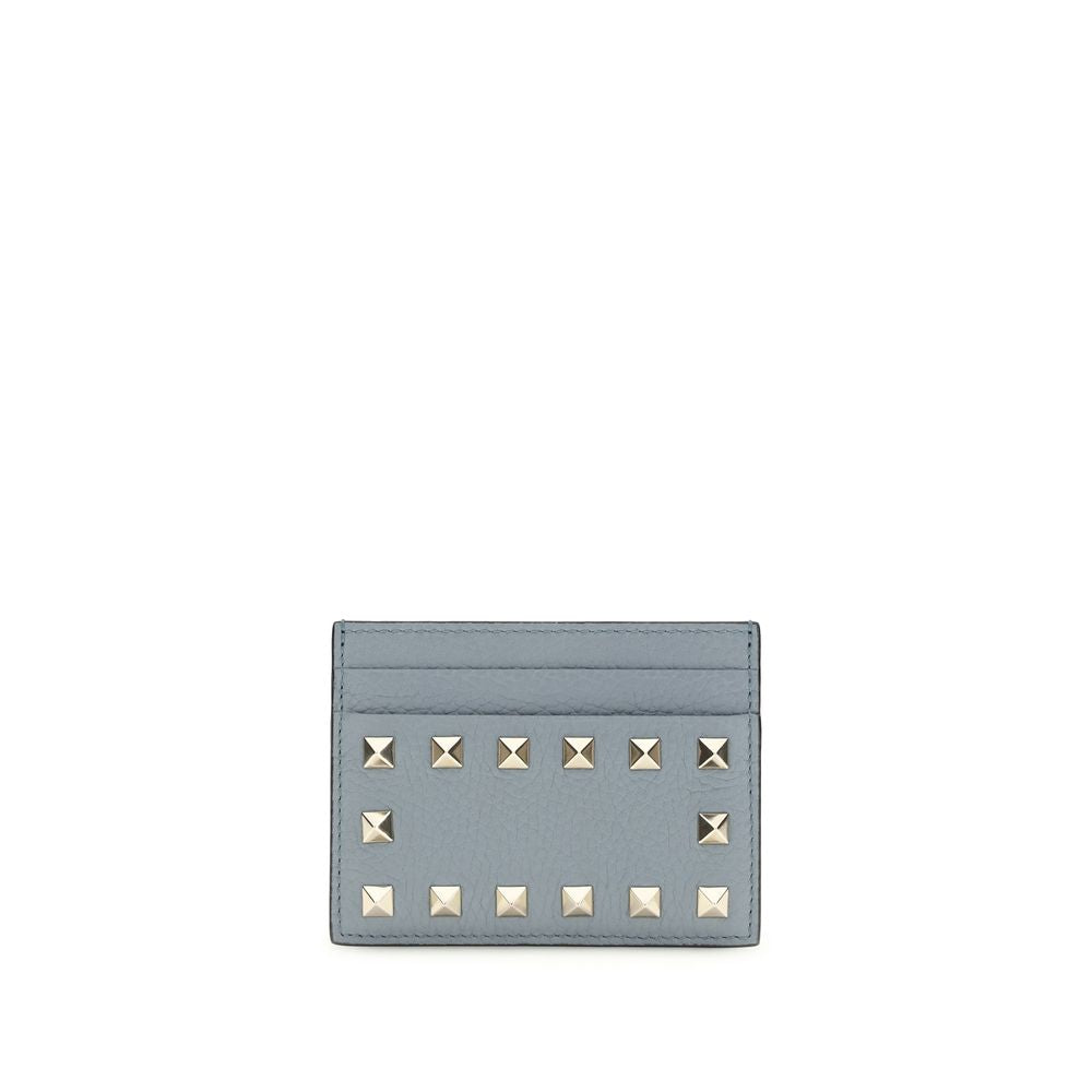 محفظة بوس توروس من جلد العجل الأزرق