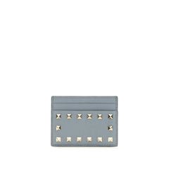 محفظة بوس توروس من جلد العجل الأزرق