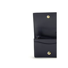 Black Recycled Leather Wallet