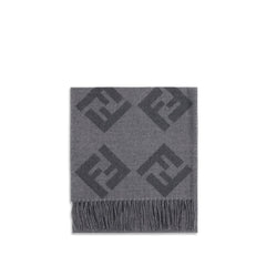 Gray Wool Scarf